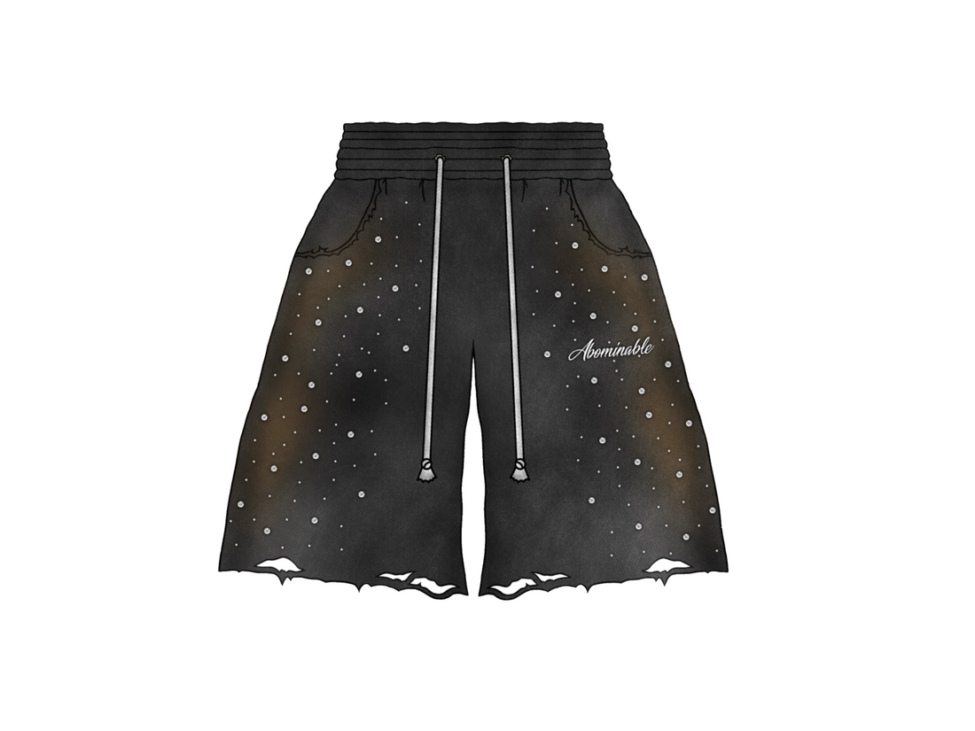 Black Vint Shorts