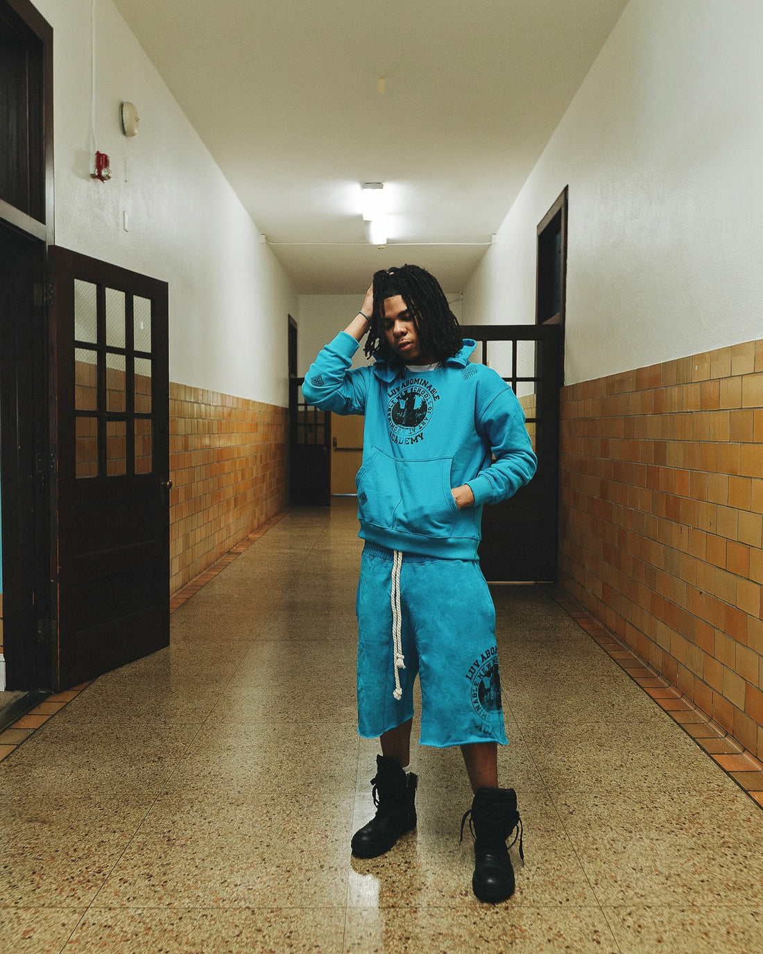 Blue Kangaroo Hoodie