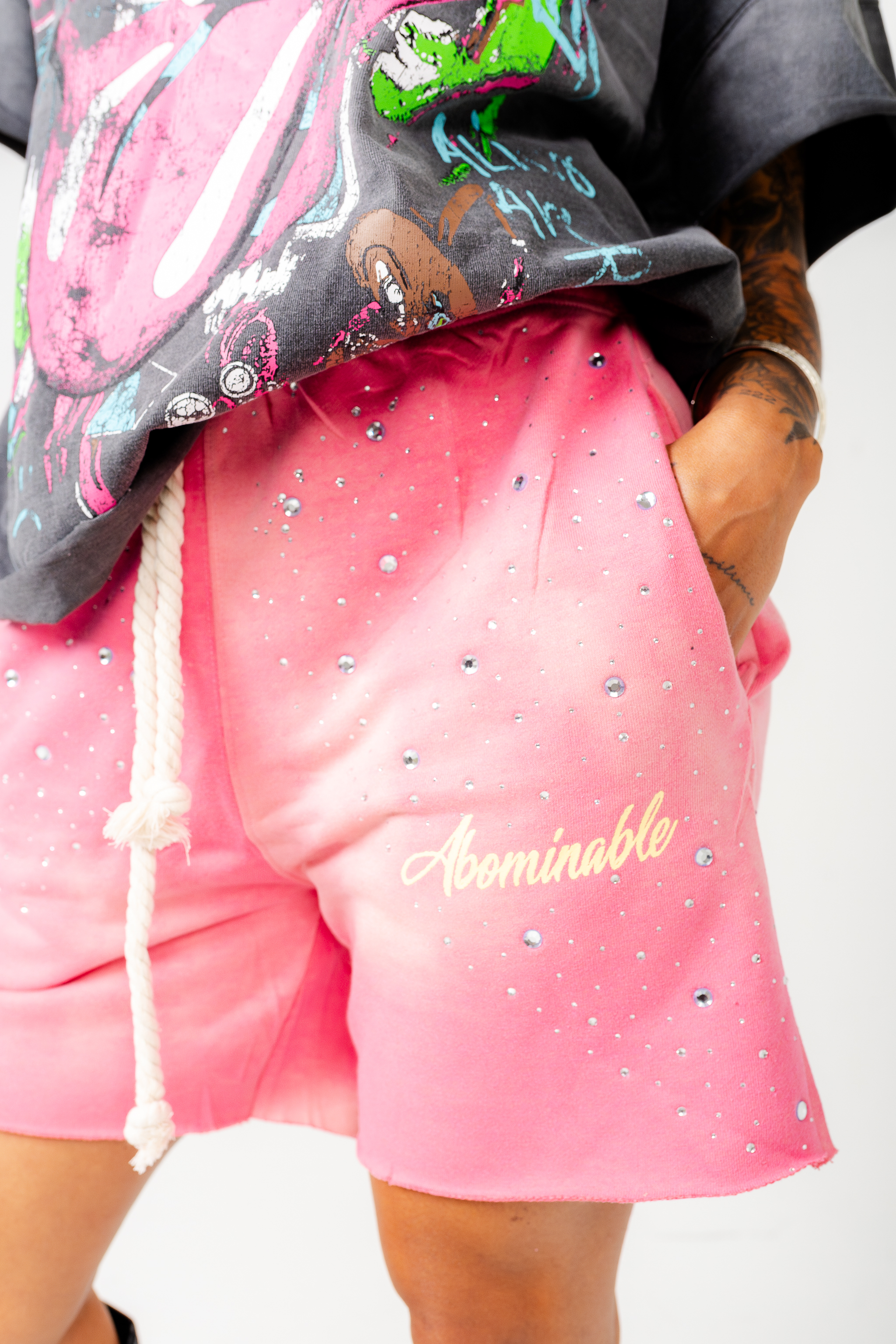 Pink Vint Shorts