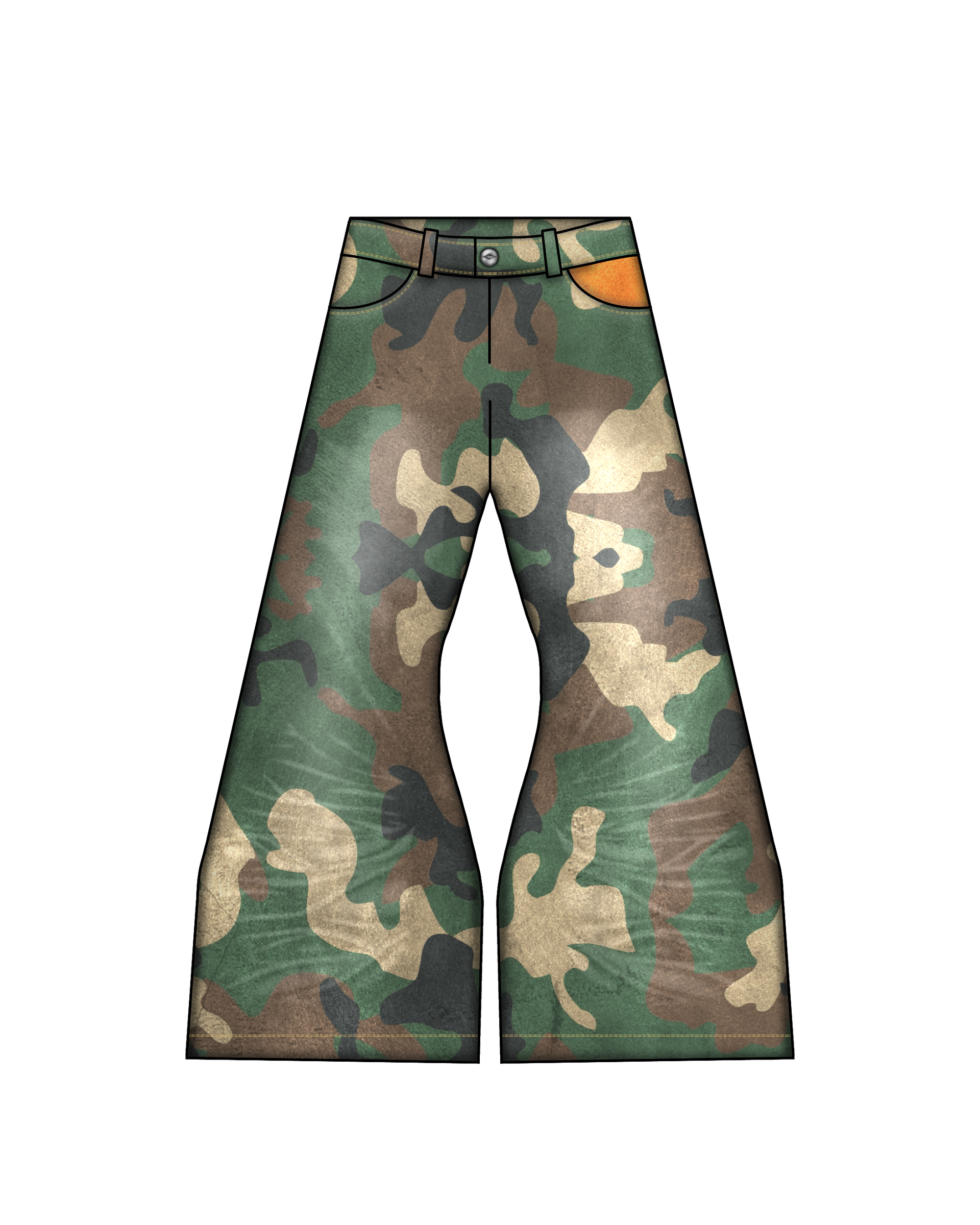 Just Bom Camo Pants