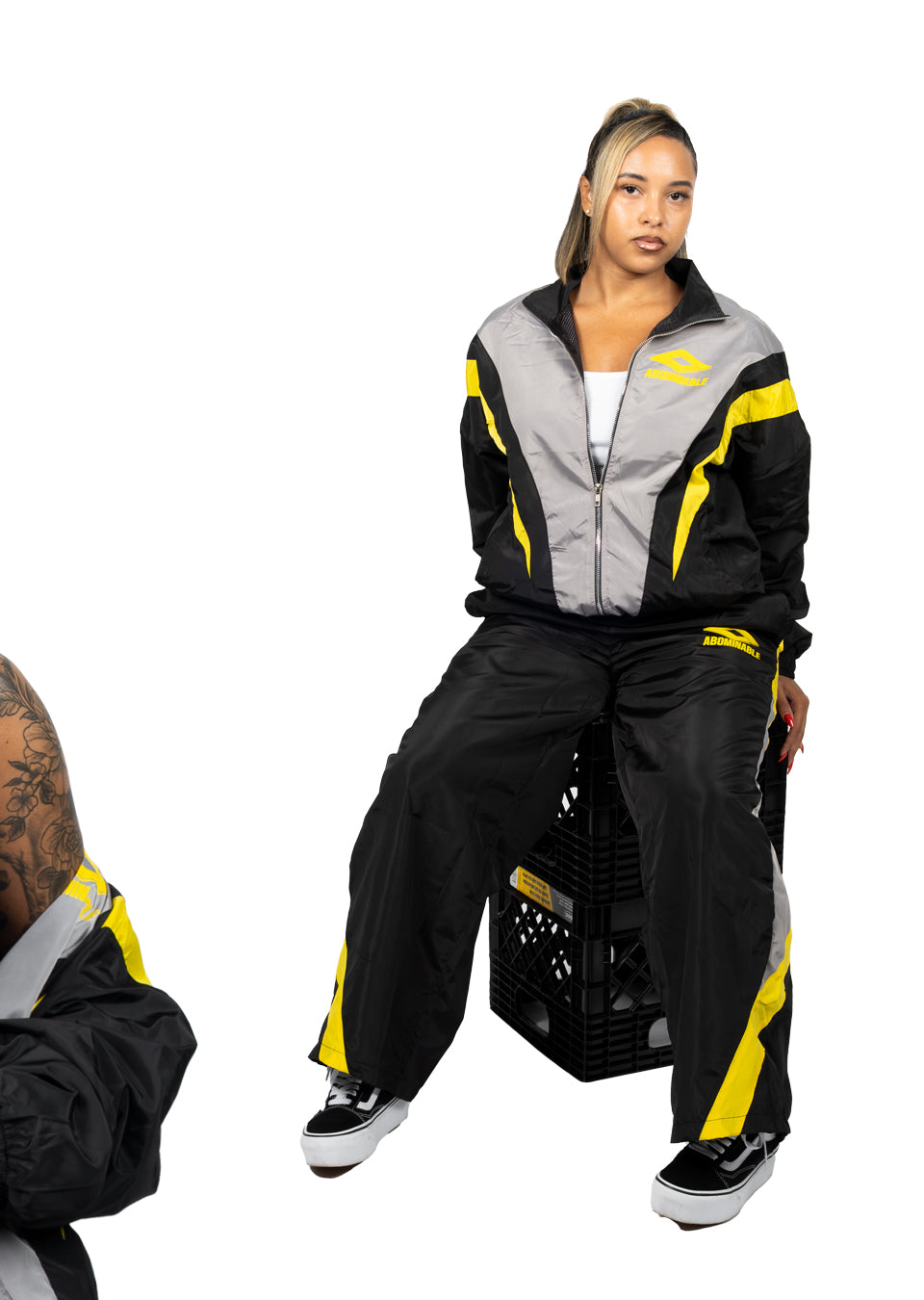 A Pyramid Nylon Pants