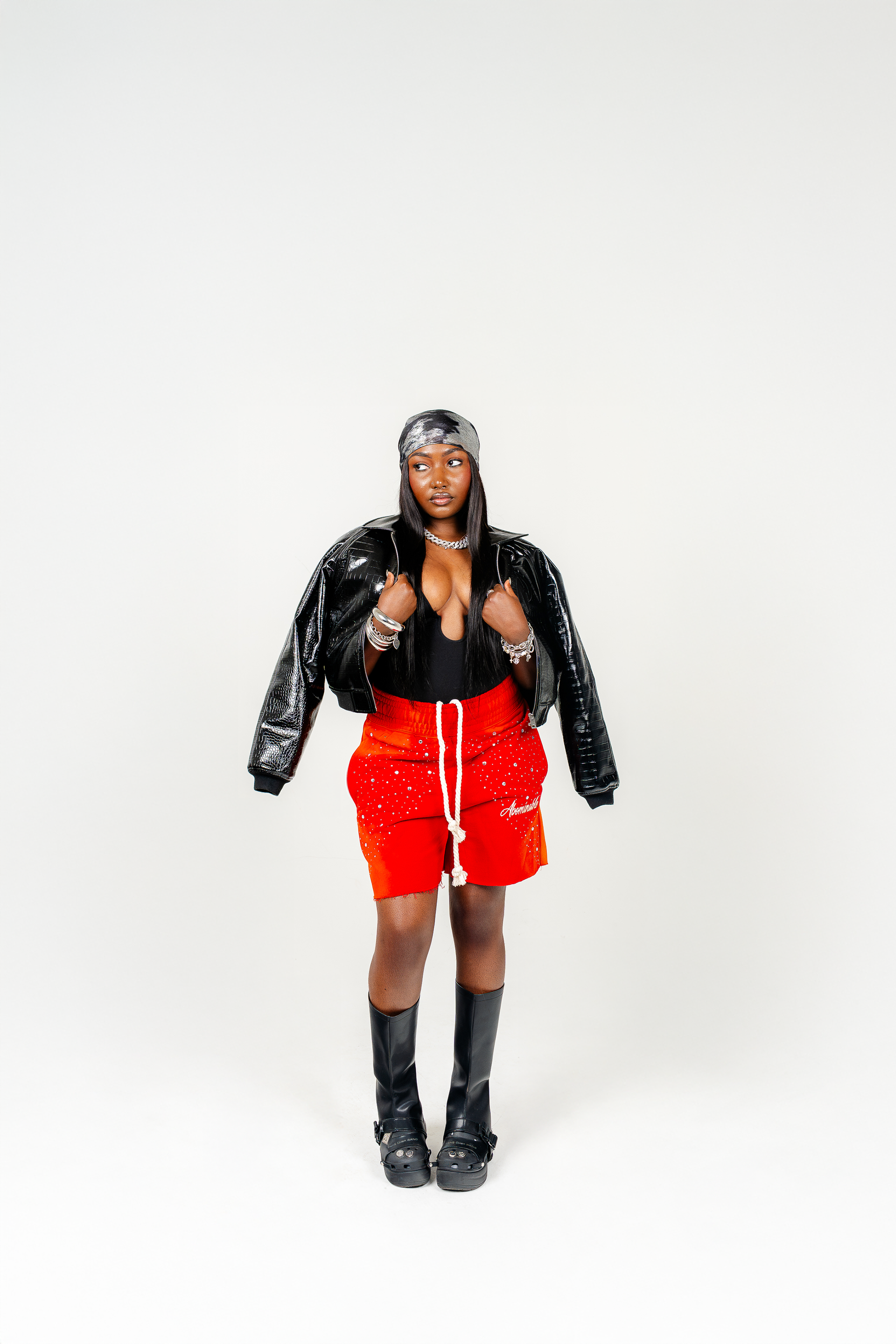 Red Vint Abominable Shorts
