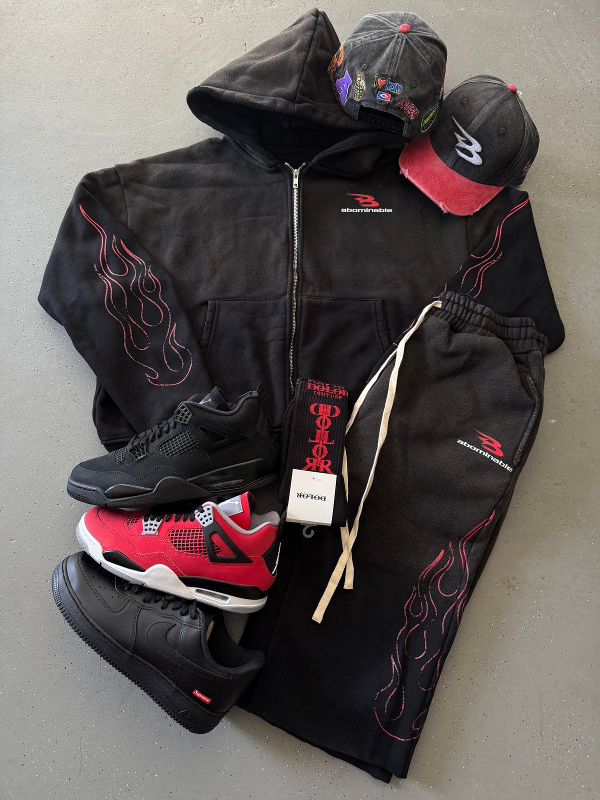New Street Set Red